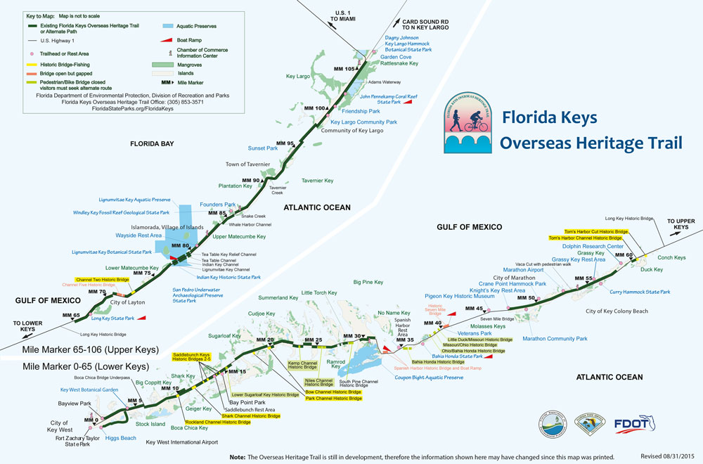 Florida Keys Karte Sehenswürdigkeiten