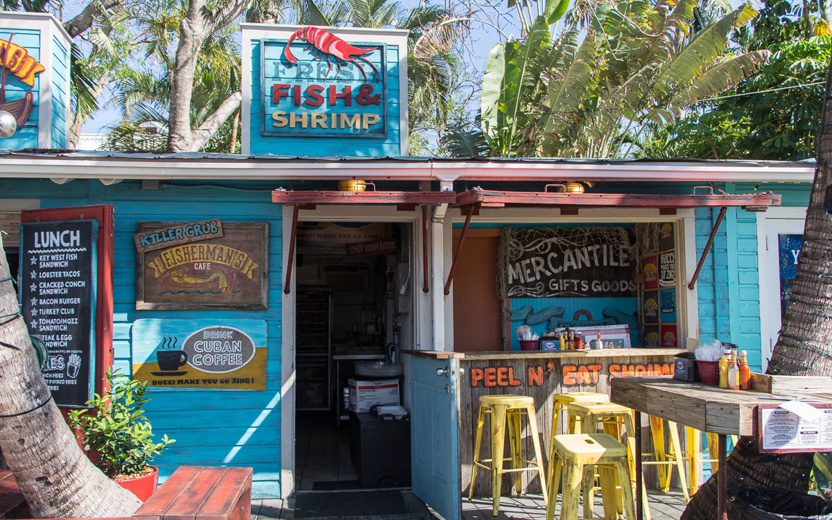 Key West Essen Fishermans Cafe