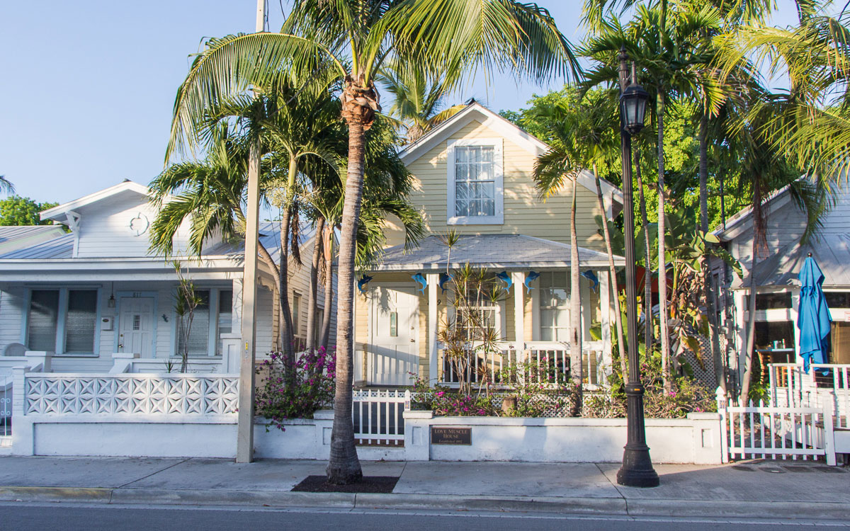 Key West Sehenswürdigkeiten Historisches Viertel Holzhäuser