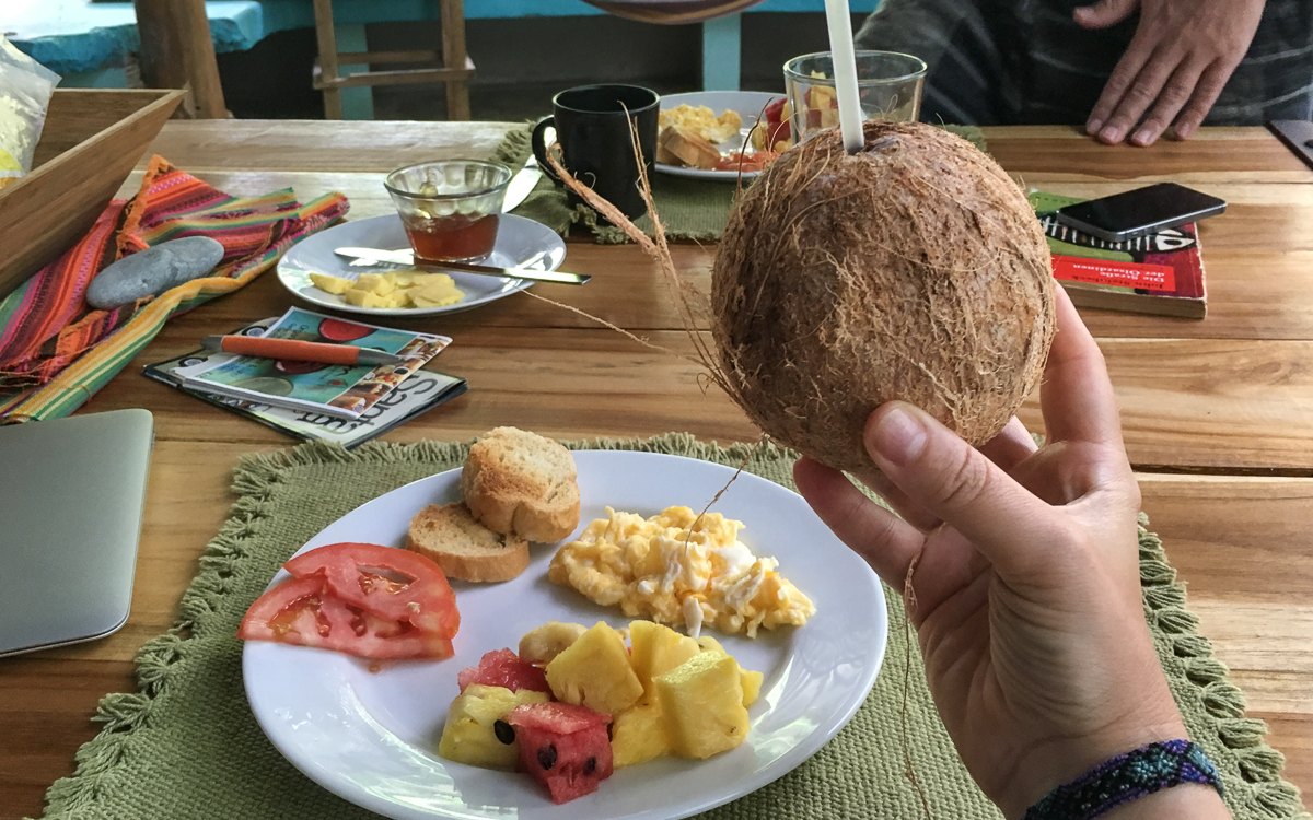 Santa Teresa Frühstück Unterkunft