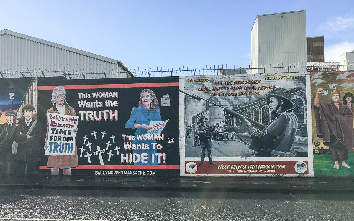 Belfast Sehenswürdigkeiten Murals Street Art