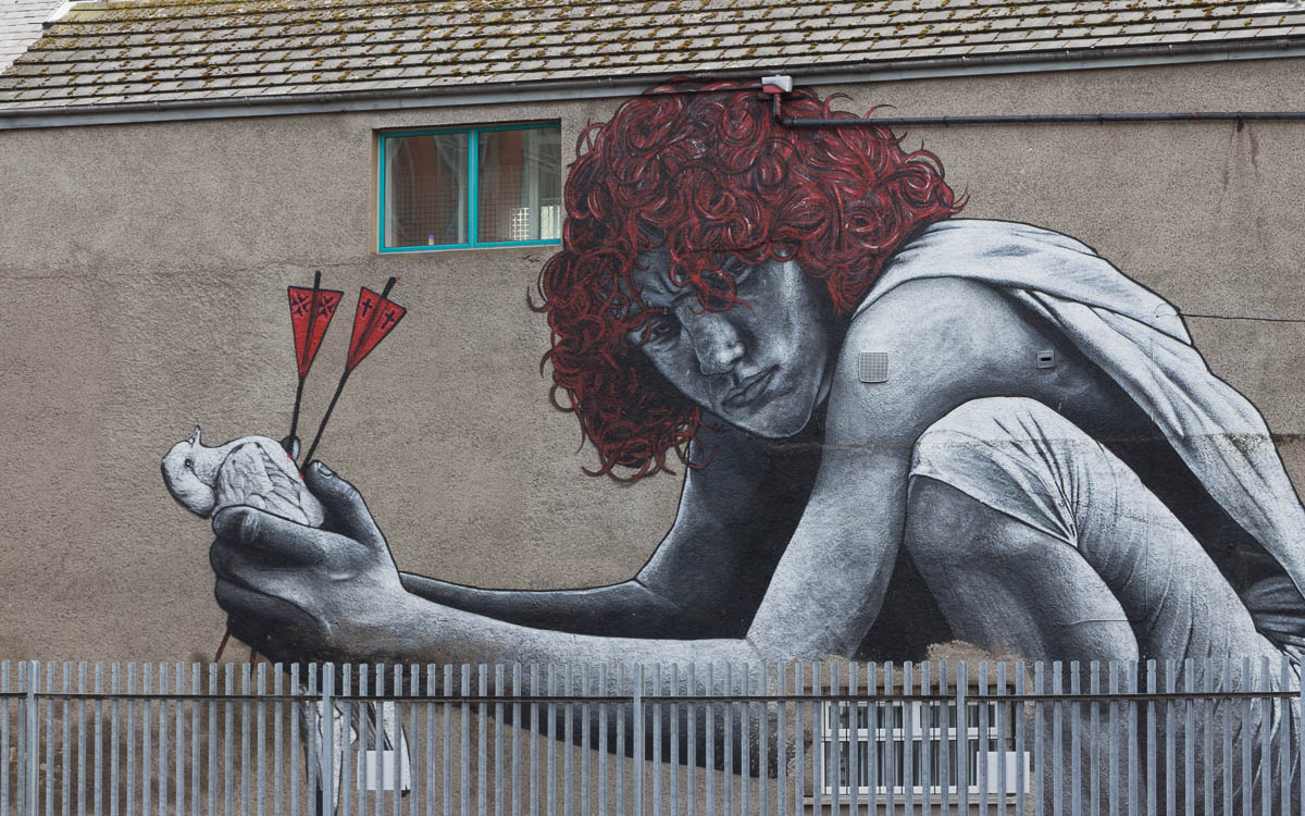 Belfast Street Art: The Son of Protagoras von MTO