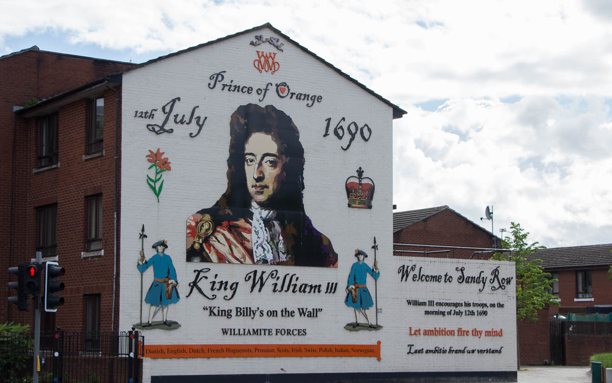 Belfast Street Art Sandy Row King William
