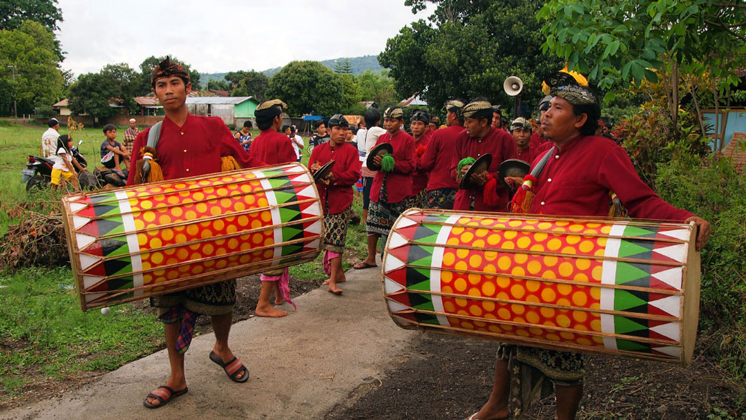Indonesien Lombok Kultur traditionelle Hochzeit