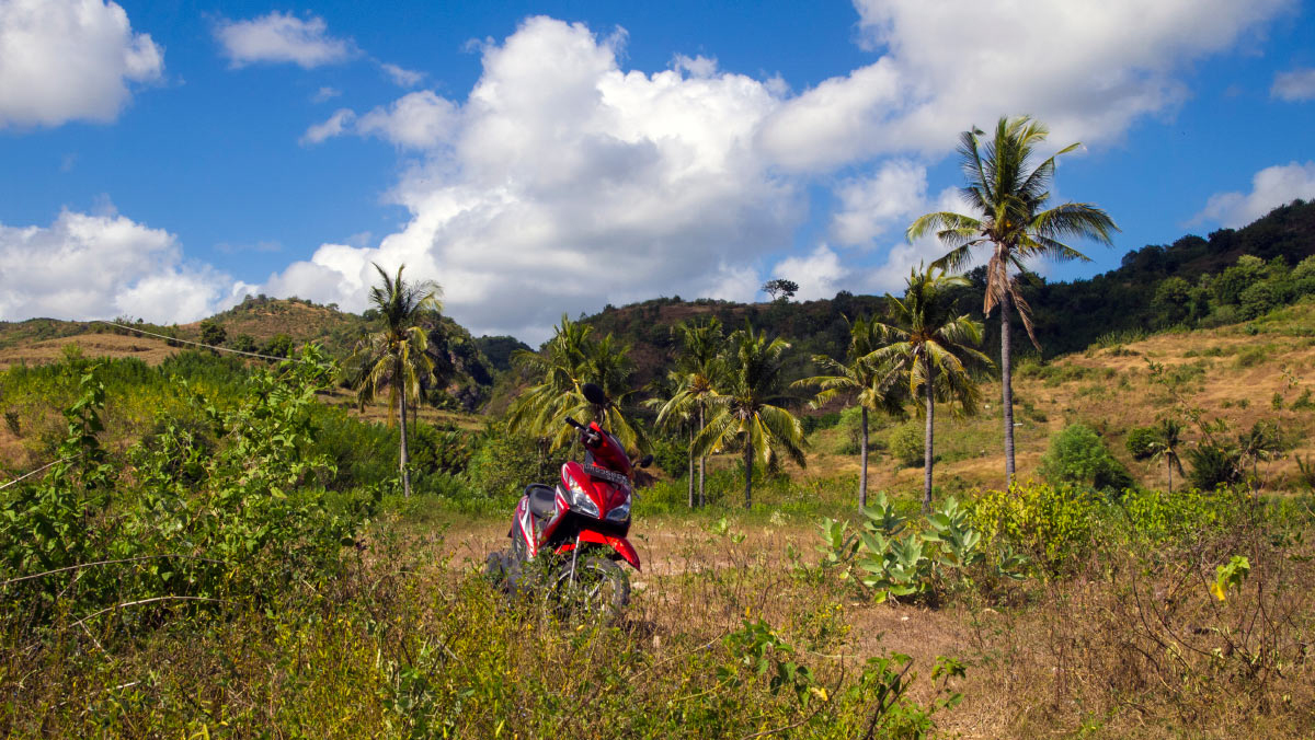 Lombok Urlaub Roller Tour Sekotong