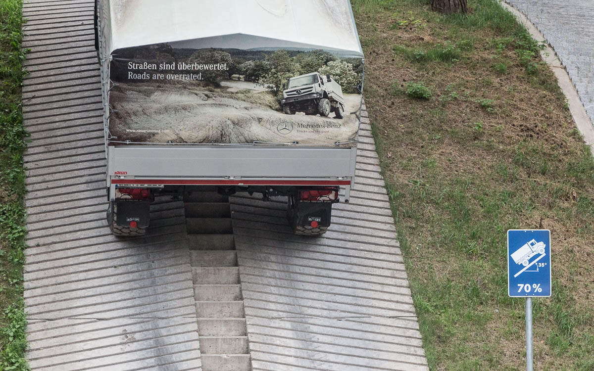 Mercedes-Benz Testgelände Unimog