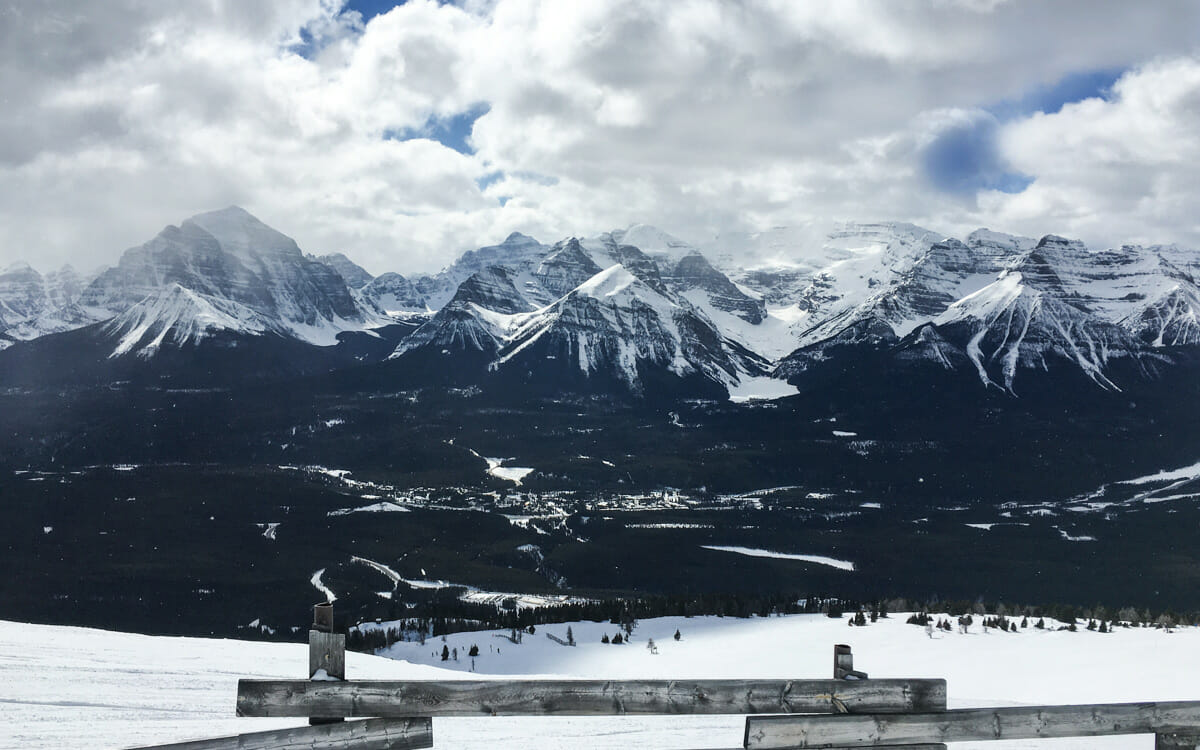 Kanada Skifaren Lake Louise Skiresort