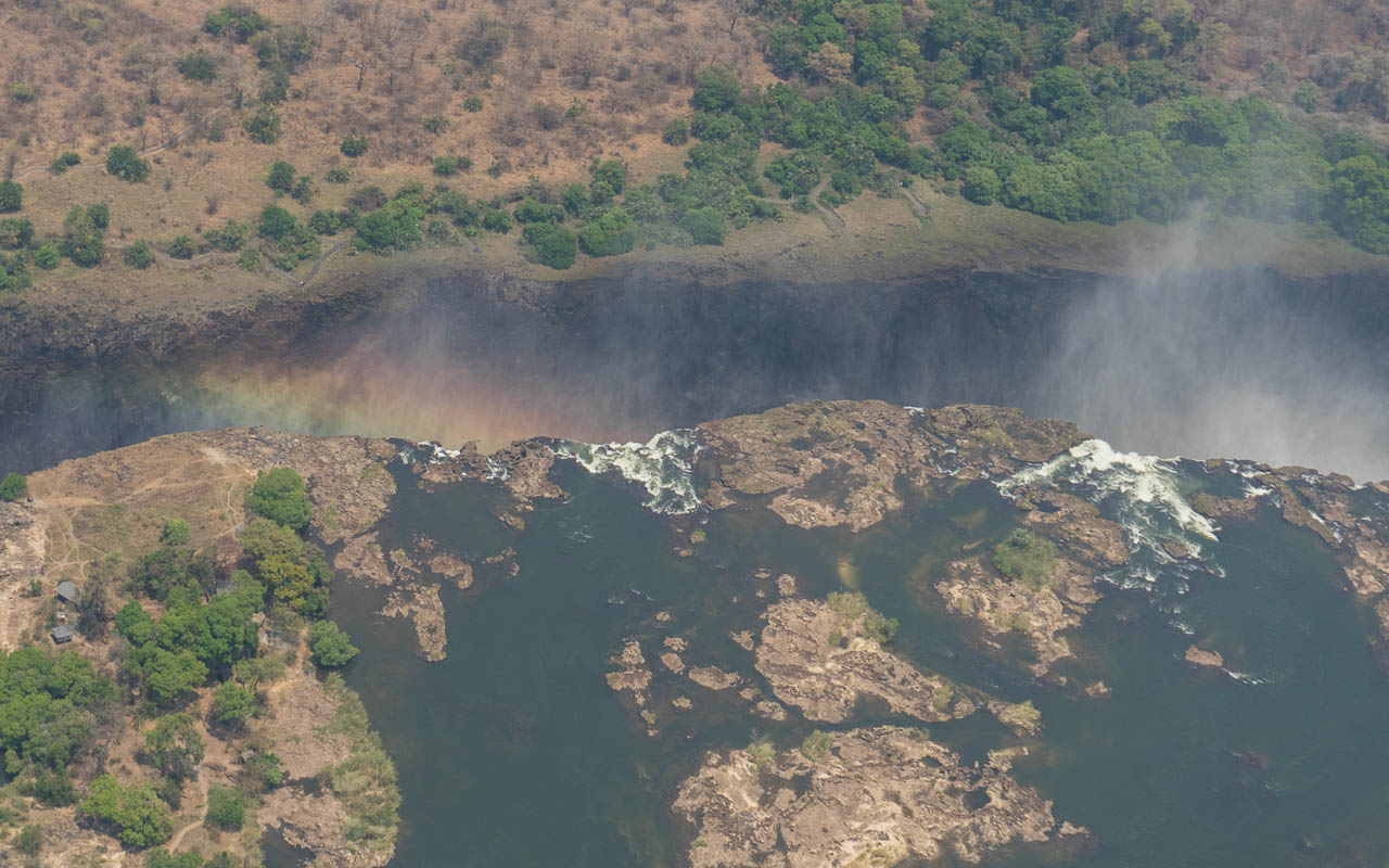 Victoria Falls Wasserfälle Regenbogen