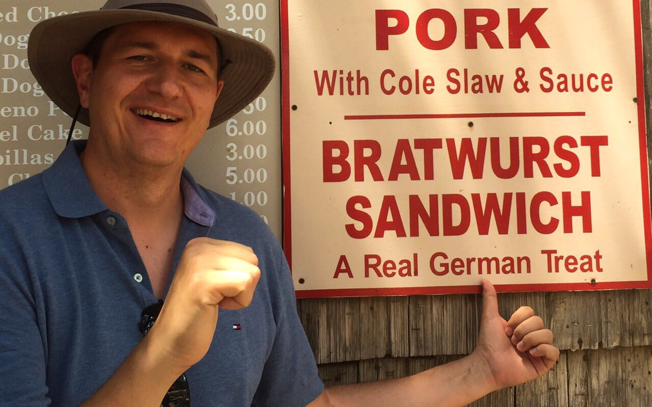 Austin Texas Tipps Luckenbach deutsche Bratwurst