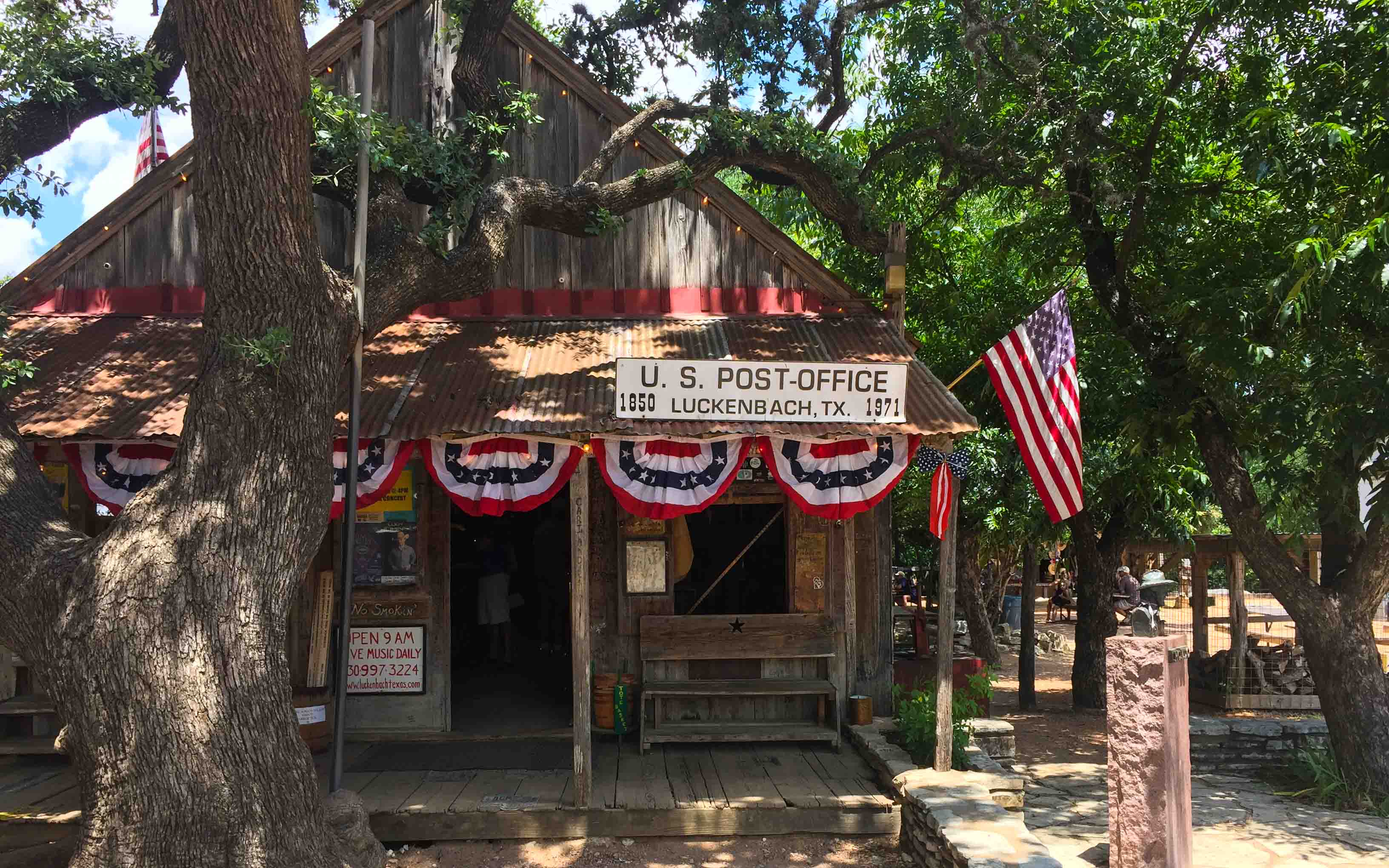 Austin Texas Tipps Luckenbach Post Office