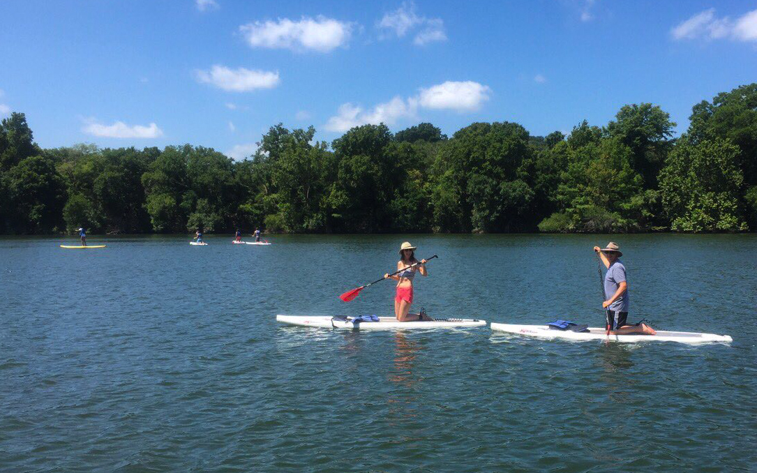 Austin Texas Tipps Stand Up Paddeling Town Lake
