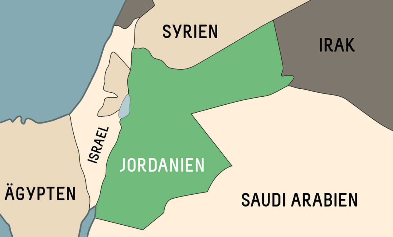Jordanien Reisetipps Karte