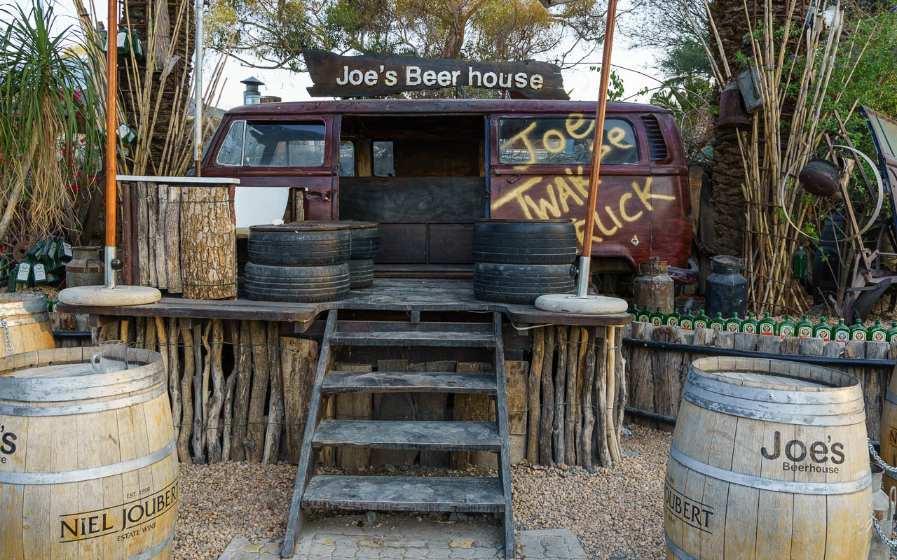 Windhoek Joes Beerhouse Tipp biergarten