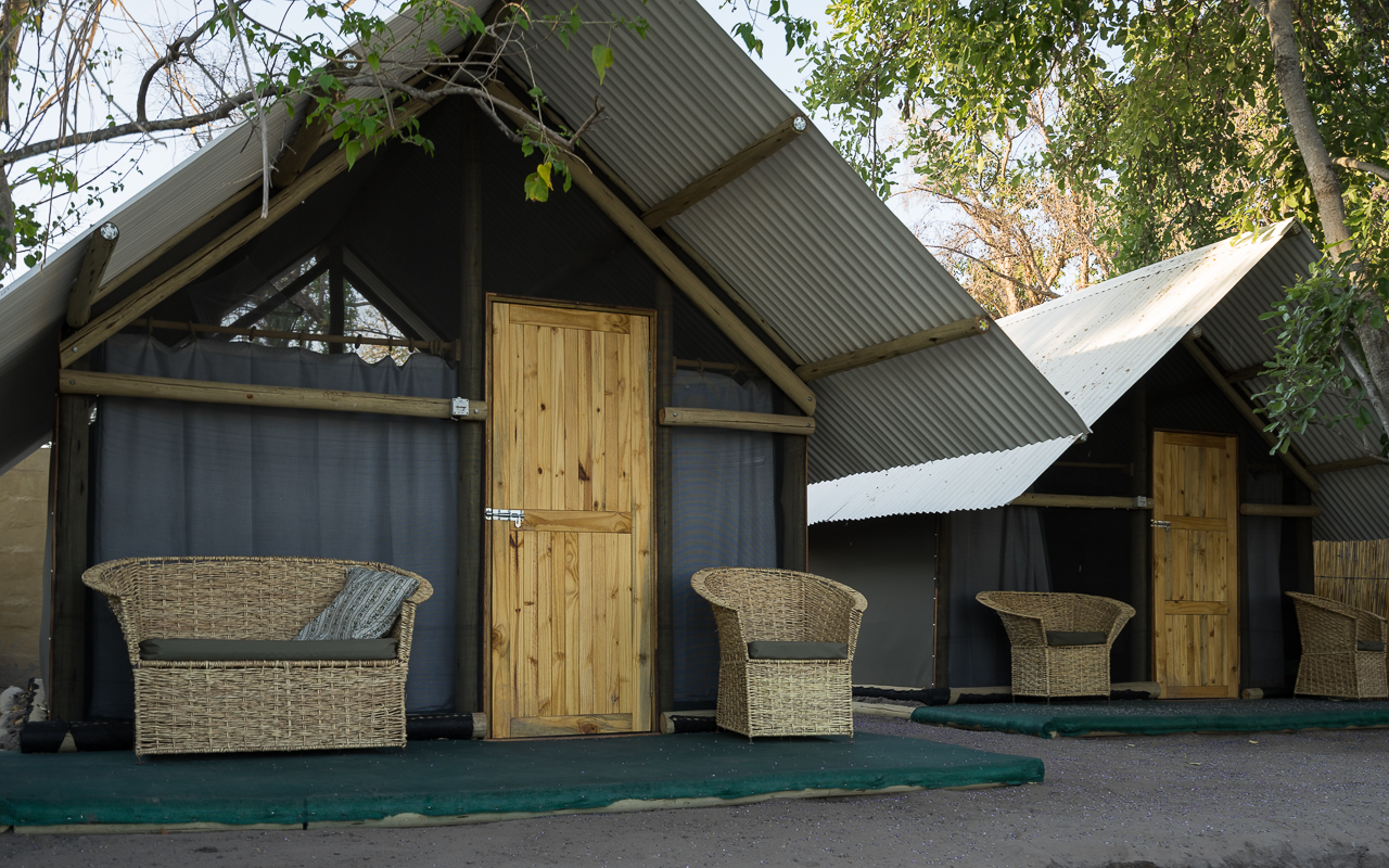 Maun Botswana Old Bridge Backpackers Unterkunft