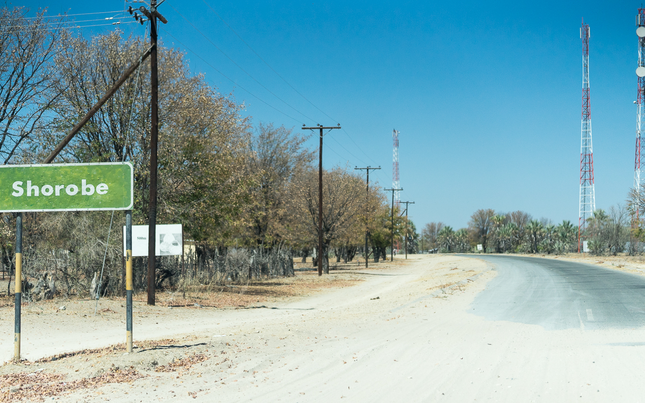Okavango Delta Teerstraße Shorobe