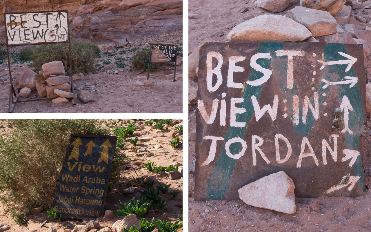 Felsenstadt Petra Jordanien best view