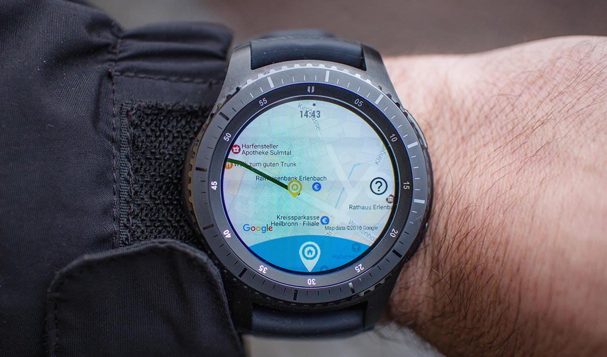 Samsung Smartwatch Gear S3 Navigation