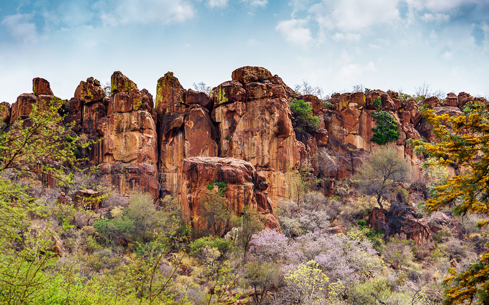 Ausblick auf Waterberg Plateau von Waterberg Wilderness Lodge aus