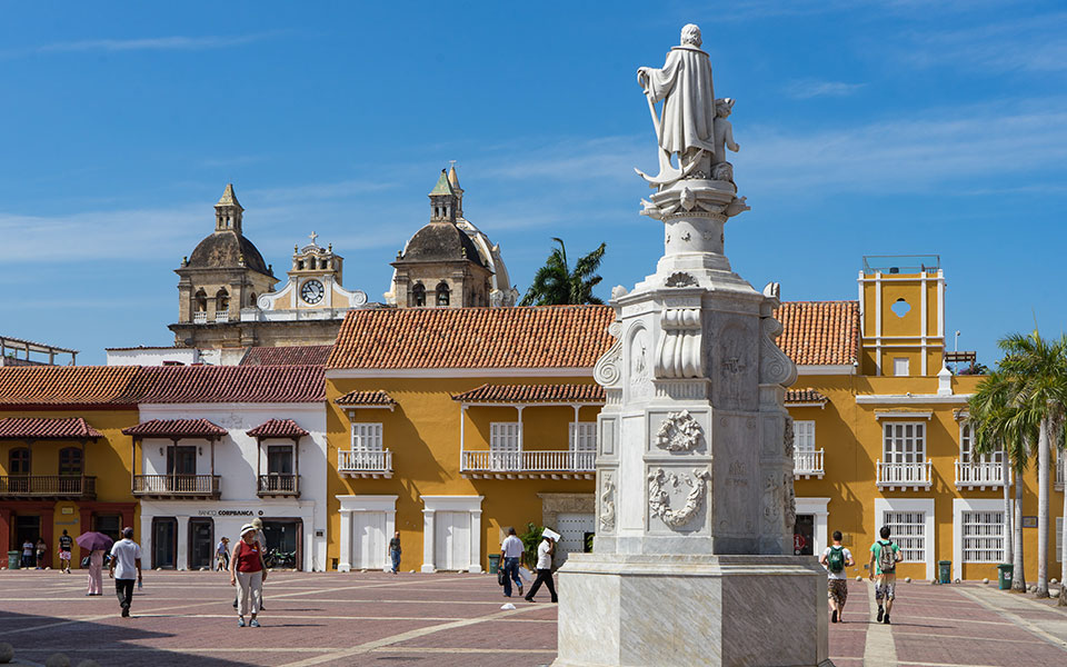 Kolumbusstatue Cartagena Kolumbien