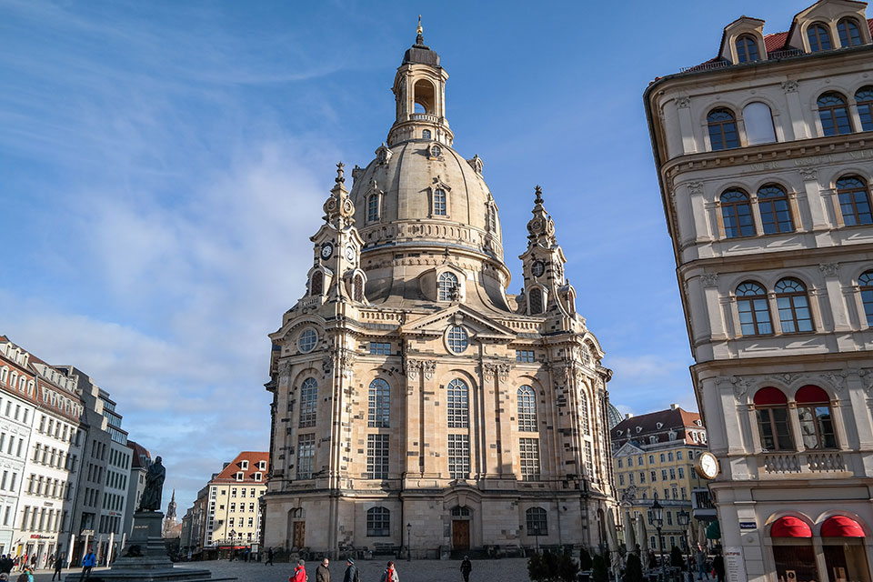 Die Frauenkirche in Dresden ist einer der meistbesuchten Sehenswürdigkeiten