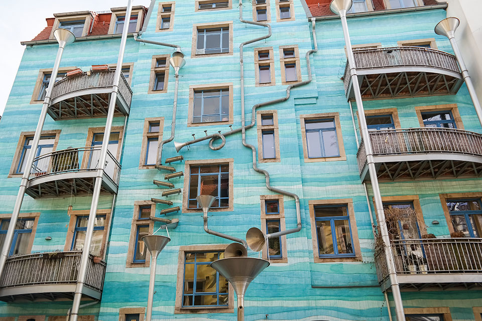 Kunsthofpassage Hof der Elemente in Dresden