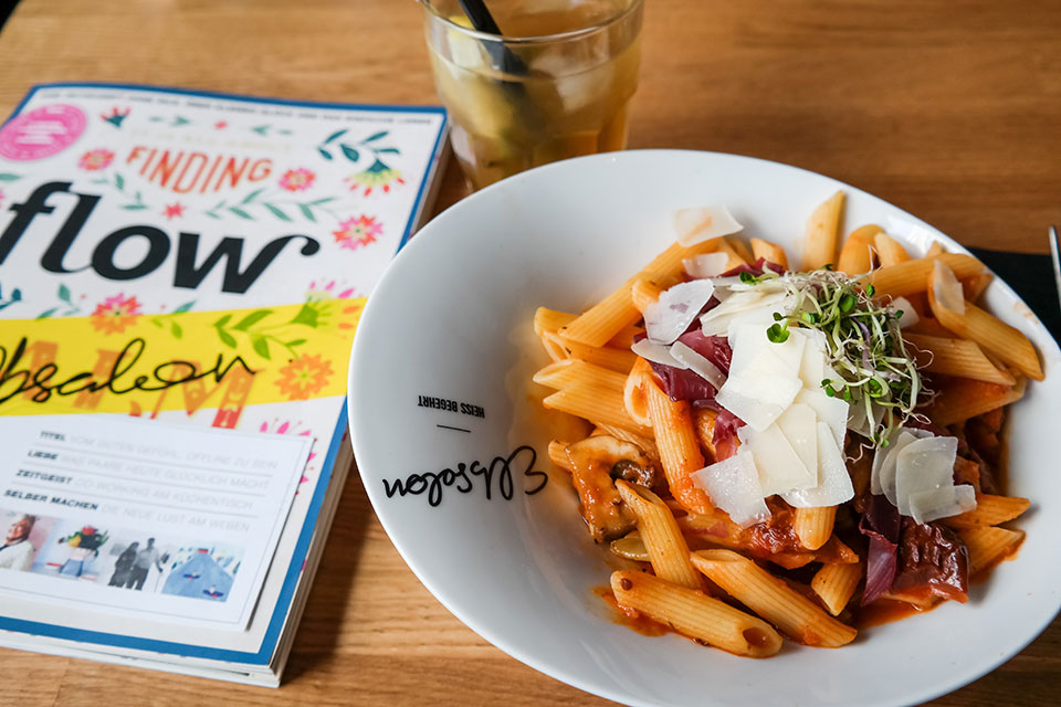 Neustadt von Dresden Essen im Elbsalon