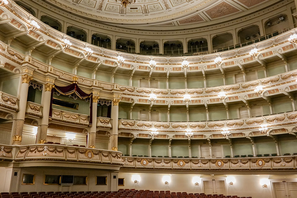 Die Semperoper in Dresden von innen