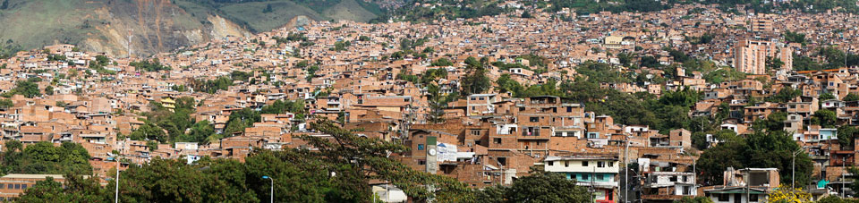 Häusermeer Medellin Comuna 1 Santo Domingo