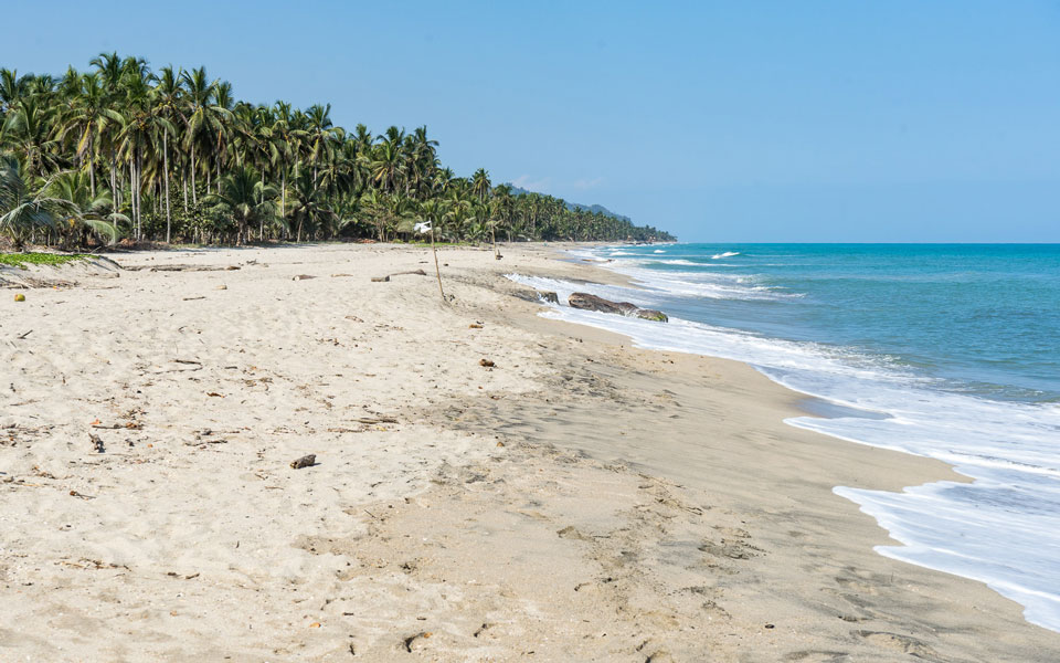 Ruhiger Strand in Palomino