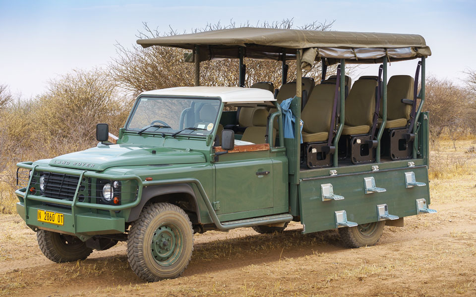 Unser Fahrzeug beim Rhino Drive: Toyota Landcruiser