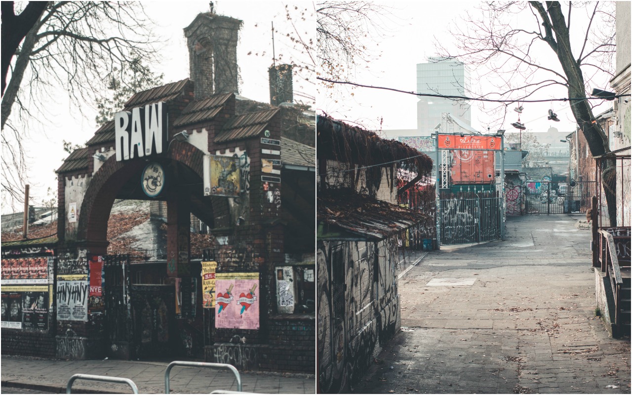 Friedrichshain im Winter: RAW Gelände