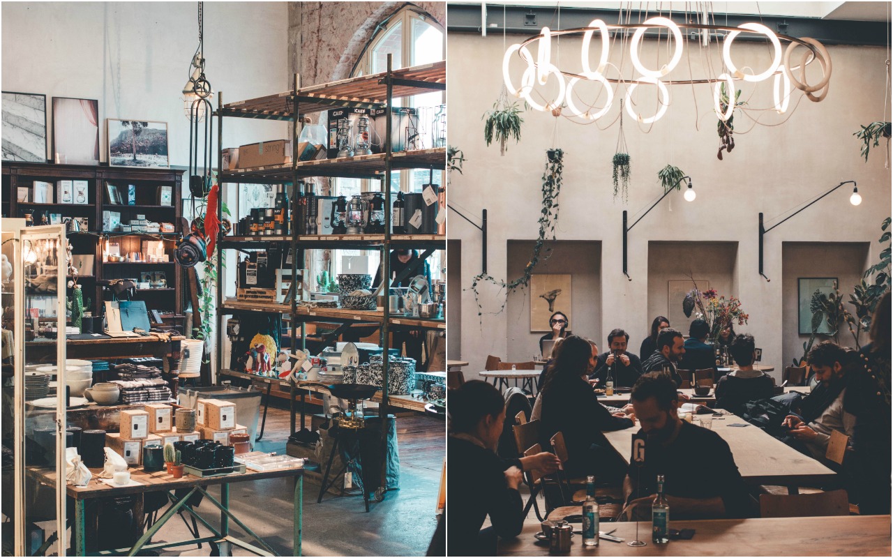 Shop im Halleschen Haus, Tempelhofer Ufer.