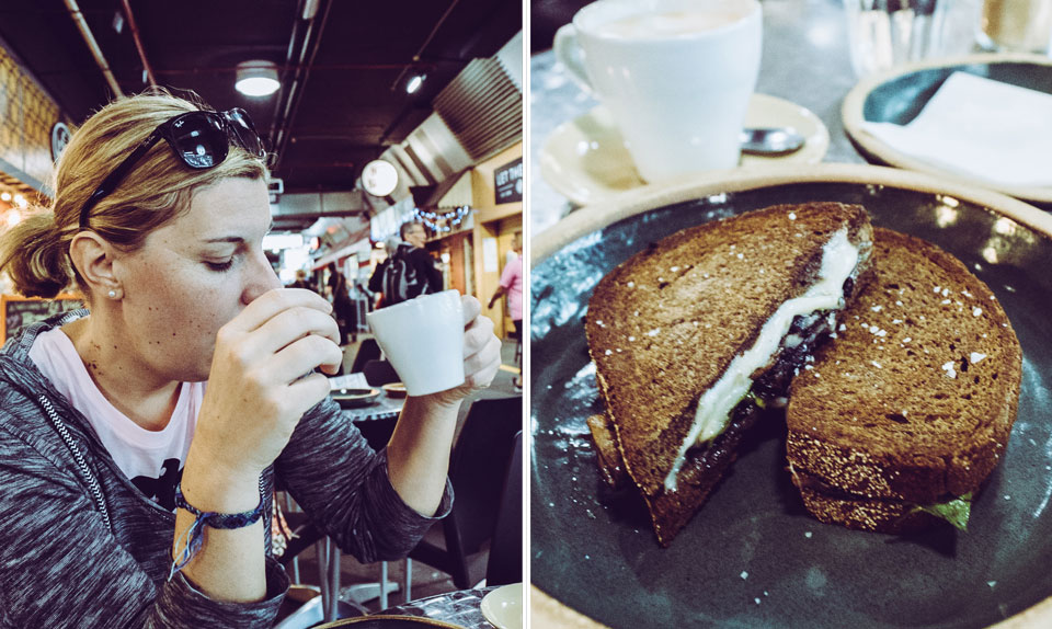 Frühstück bei "Comida" im Central Market von Adelaide