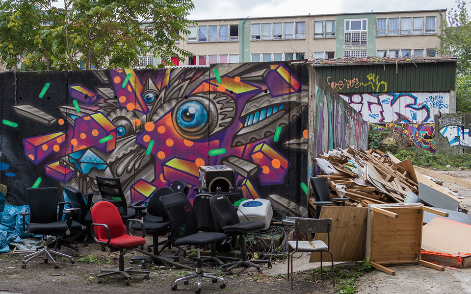 Street Art in Berlin Prenzlauer Berg mit Hidden Path