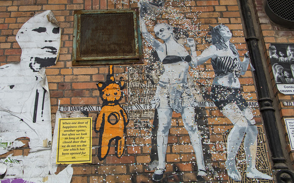 SOBR Streetart It's time to Dance Berlin