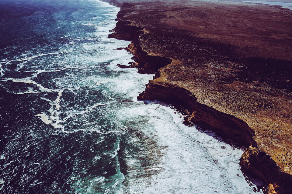 Cummings Monument Lookout Klippen Drohenaufnahme Eyre Peninsula
