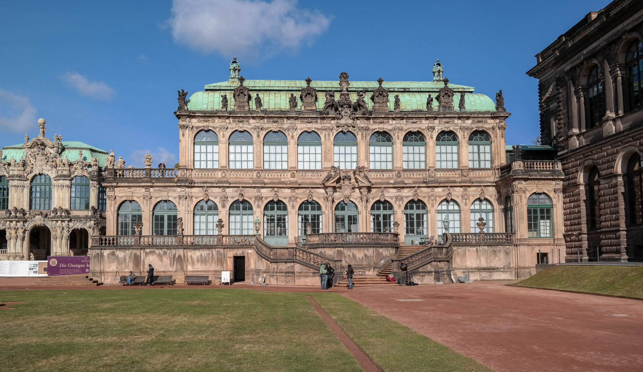 Der Zwinger in Dresden.