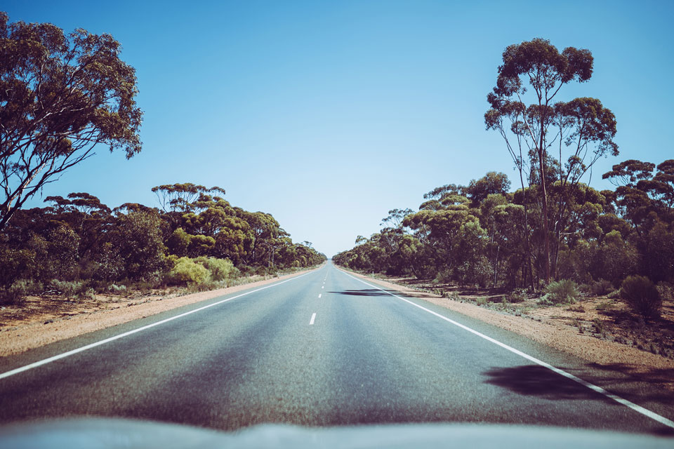 Fahrt von Eucla nach Kalgoorlie