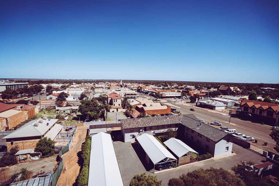 Aussicht auf Hannan StreetKalgoorlie