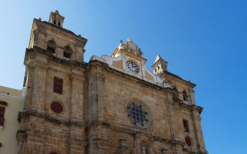 Kirche St. Peter Claver Cartagena Kolumbien
