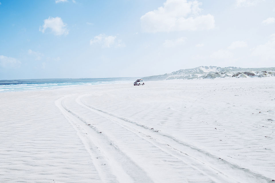 Mit dem Auto an den Strand Port Lincoln National Park
