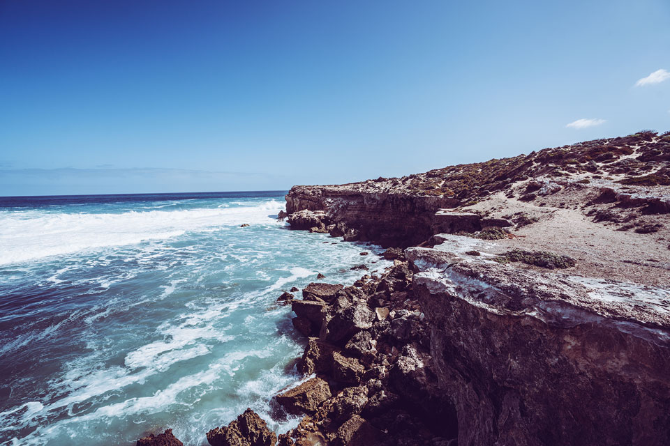 Aussicht Klippen in Streaky Bay Australien