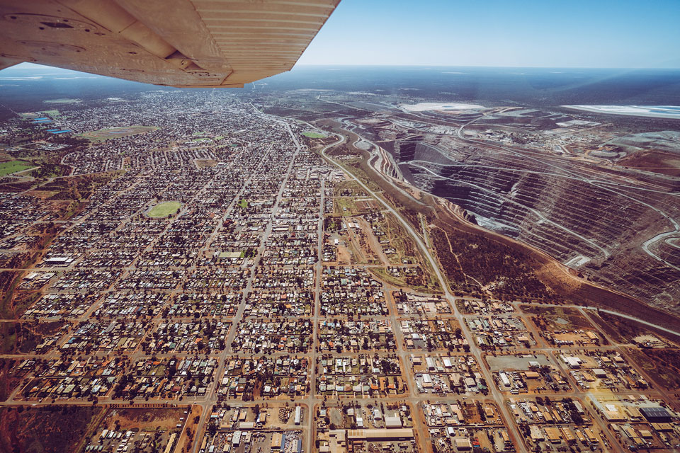Super Pit Goldmine in Kalgoorlie Australien