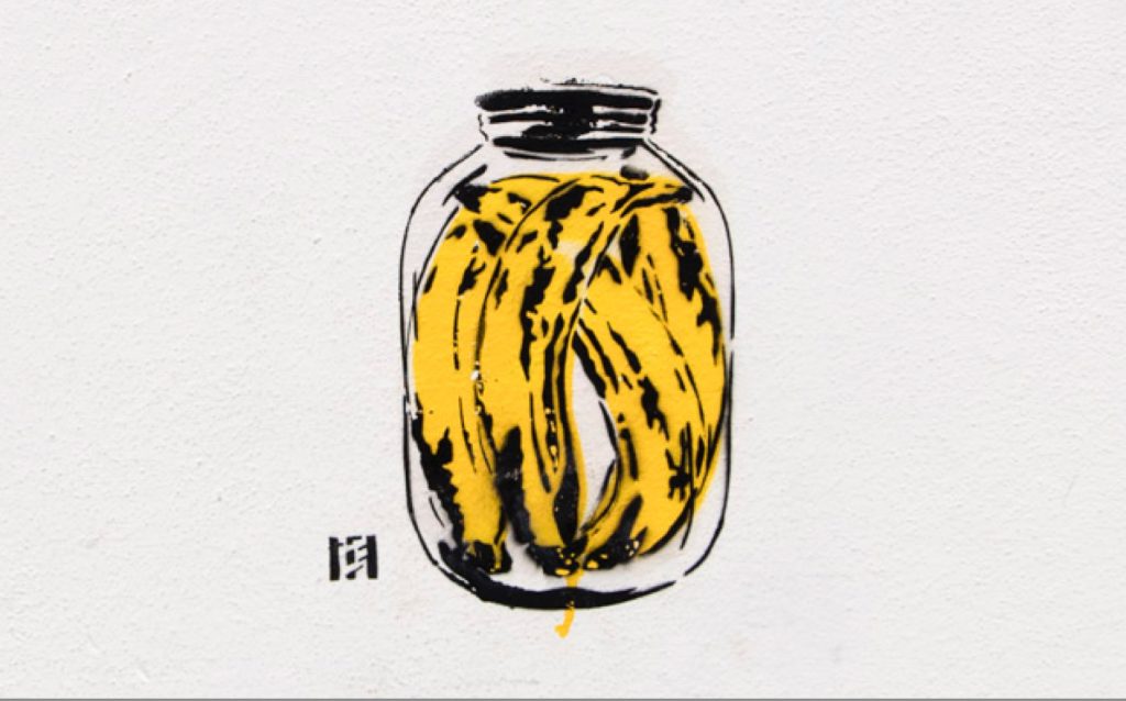 Thomas Baumgarten: Bananen an Galerien bedeuten: Gute Qualität!