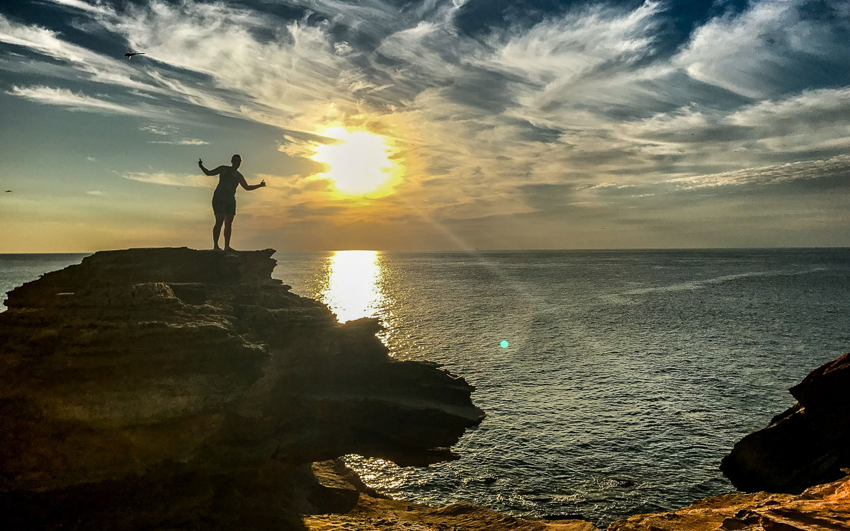 Broome Gantheaume Point Sonnenuntergang