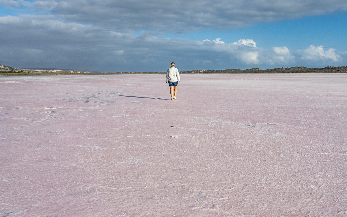 Hutt Lagoon Pink Lake Westaustralien