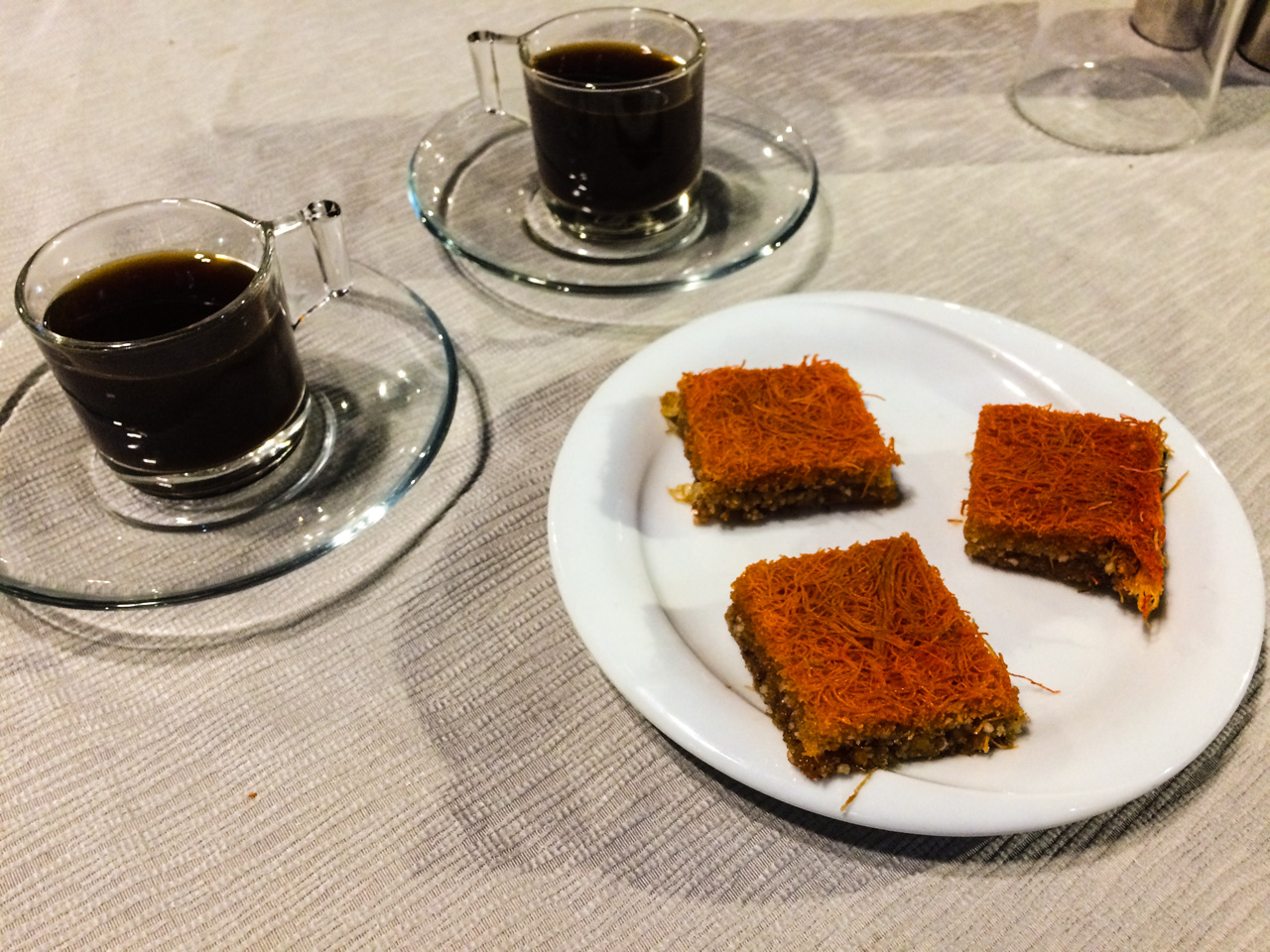 israelische Spezialität - Knafeh