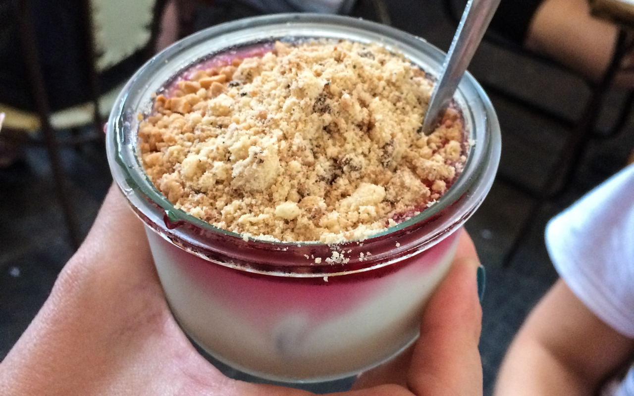 israelisches Essen - Malabi