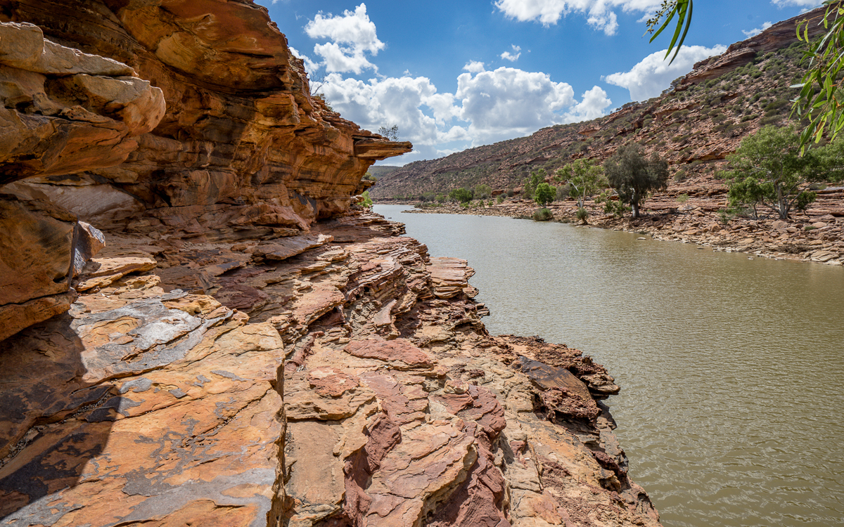 Loop Trail Kalbarri National Park Westaustralien Klettern