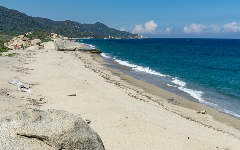 Arecifes Strand Tayrona Nationalpark Kolumbien